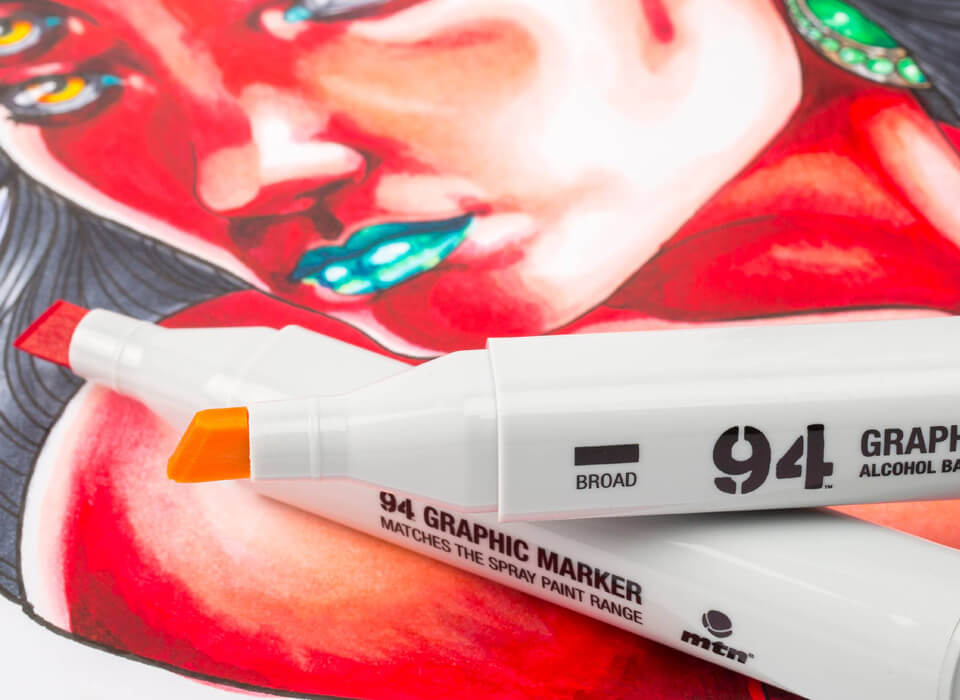 94 GRAPHIC MARKER 24-SET SOLID/PASTEL