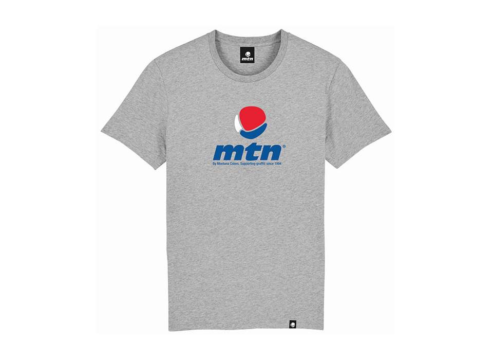 MTN T-Shirt Grey "Logo White-Blue-Red"