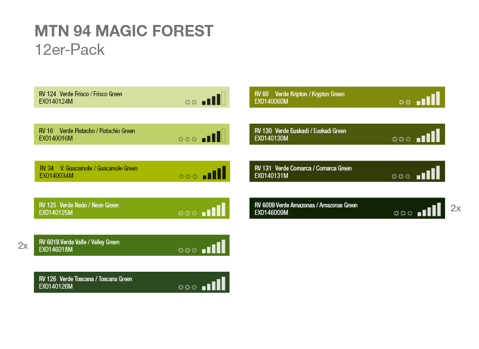 MTN 94 MAGIC FOREST 12er-Pack