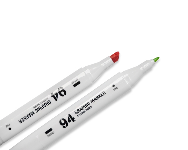 94 GRAPHIC MARKER 24-SET SOLID/PASTEL