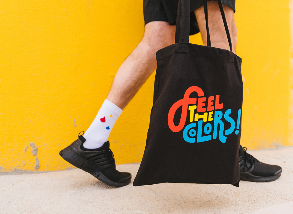 MTN Tote Bag "Feel The Colors" 