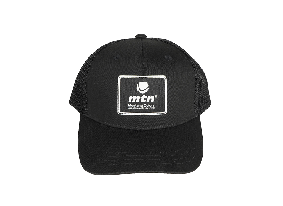 MTN Trucker Cap "Supporting Graffiti" Schwarz