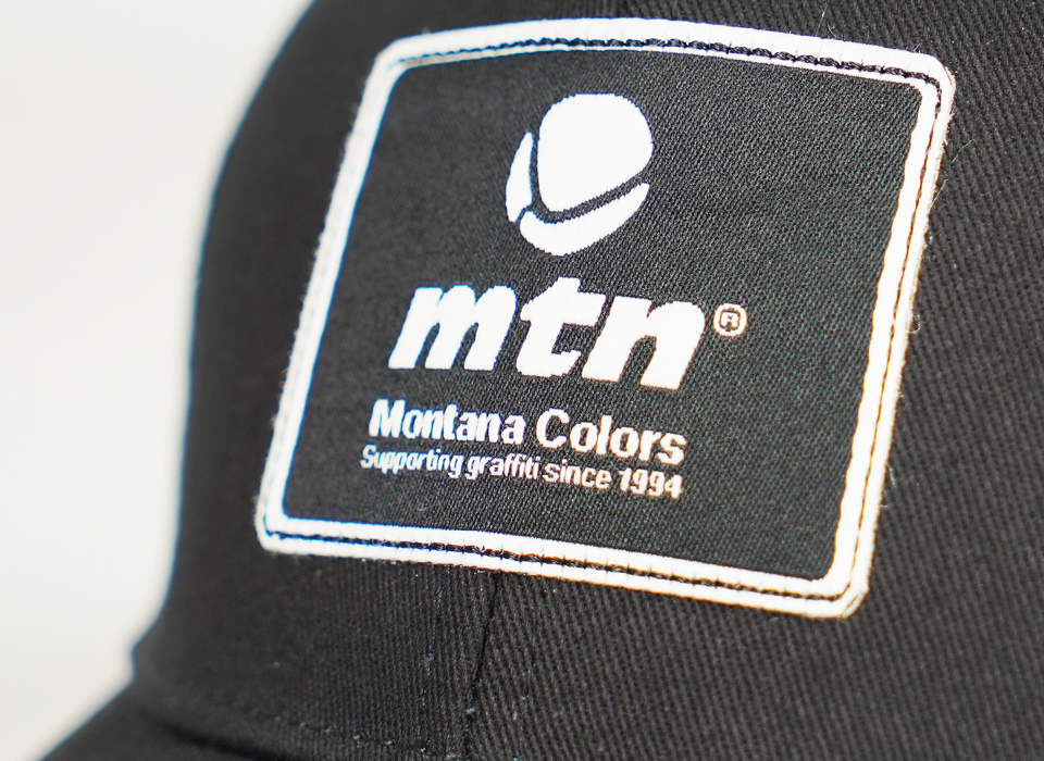 MTN Trucker Cap "Supporting Graffiti" Schwarz