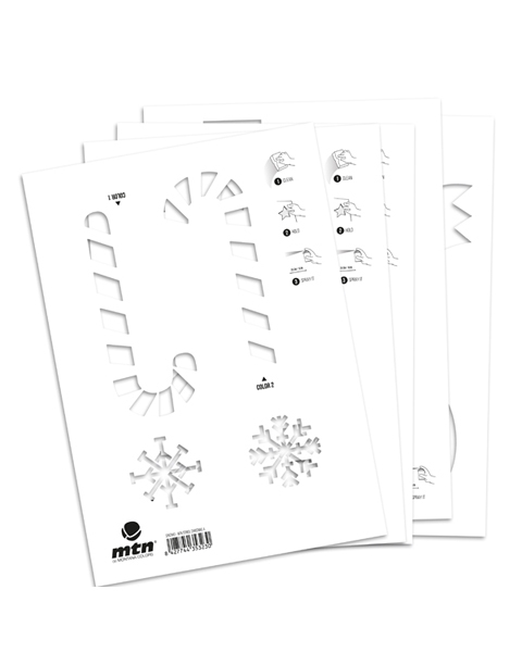 MTN Stencils Christmas Pack